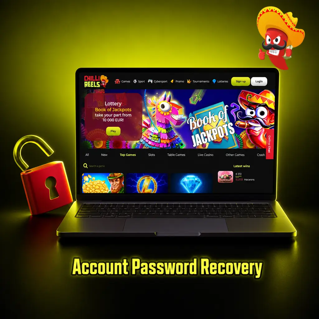 User resetting account password via email recovery link on login page, secure and straightforward process
