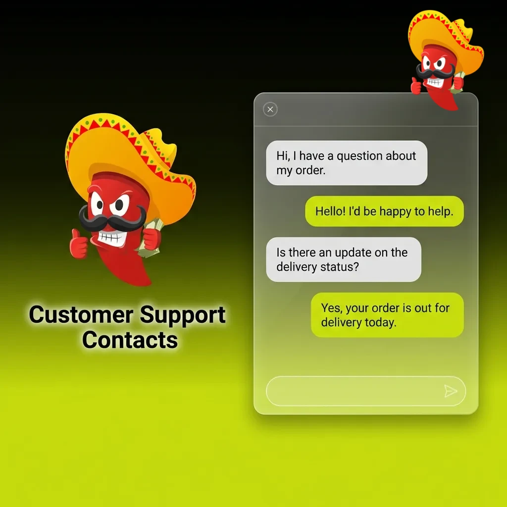Customer support contact options including live chat, email, phone, Telegram, and WhatsApp for payment and account help