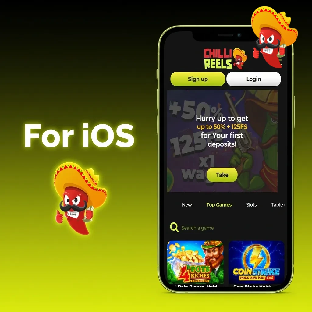 iOS app installation guide showing step-by-step download process for iPhone and iPad gambling application