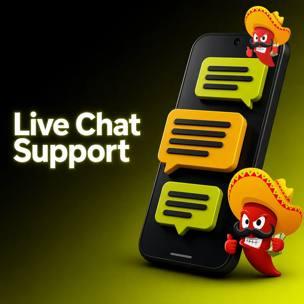 Customer support agent providing live chat assistance 24/7 via website or mobile app for account and payment queries