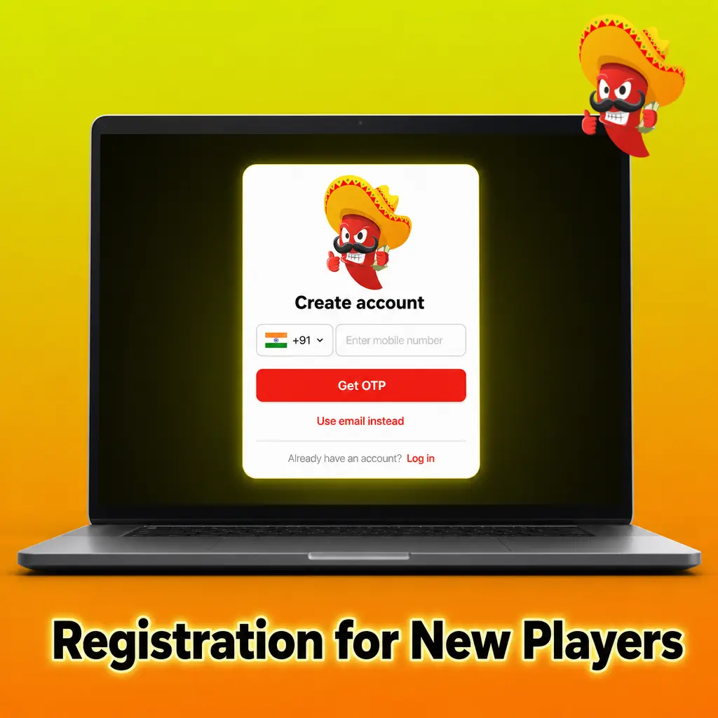Step-by-step casino registration guide for new players showing 5 steps to create an account in under two minutes