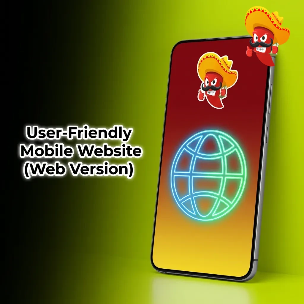 Mobile casino website interface showing browser compatibility across Safari, Chrome, and Firefox on smartphone